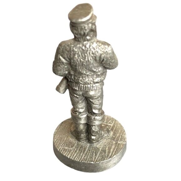 Hudson Fine Pewter Fishing Sea Captain Ahab Miniature Nautical Figurine Vintage - Picture 13 of 16